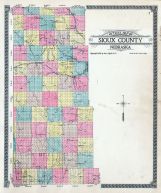 County Outline Map, Sioux County 1916